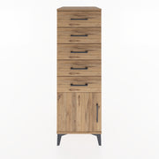 Woodntry Modular Cabinet Pine 44x59x122 cm with Doors and Drawers KC66-3