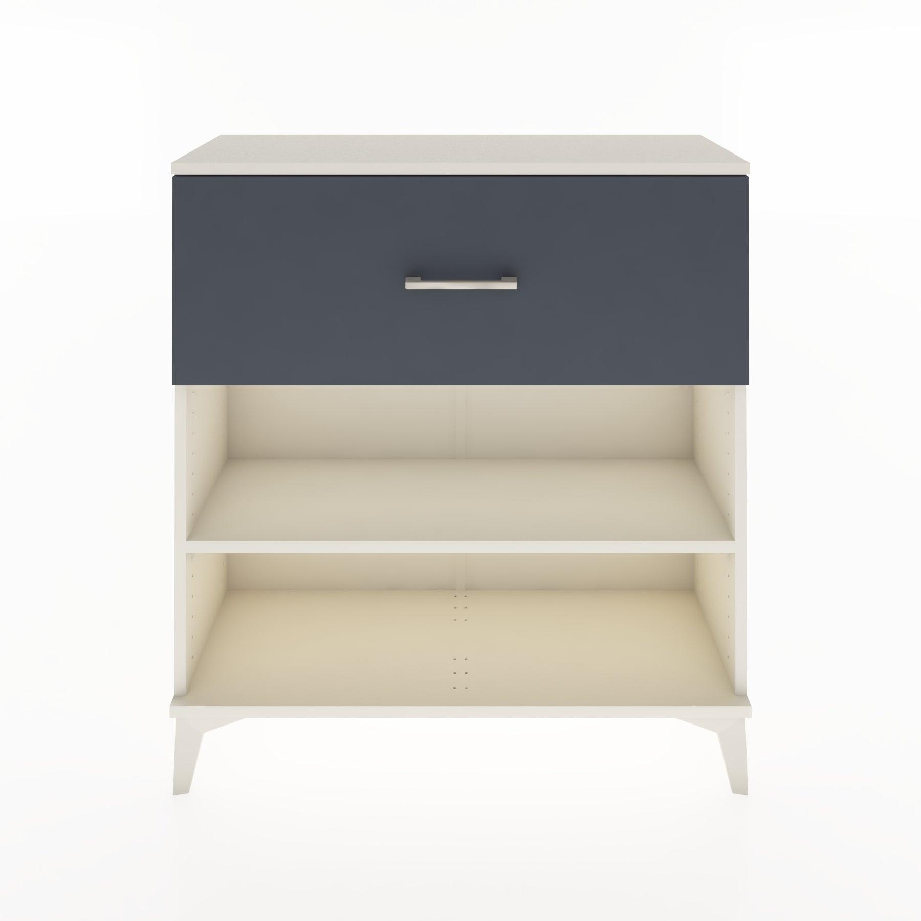 Woodntry Modular Dresser Moonstone 88x30x84 cm with Drawers and Shelves CR17-1