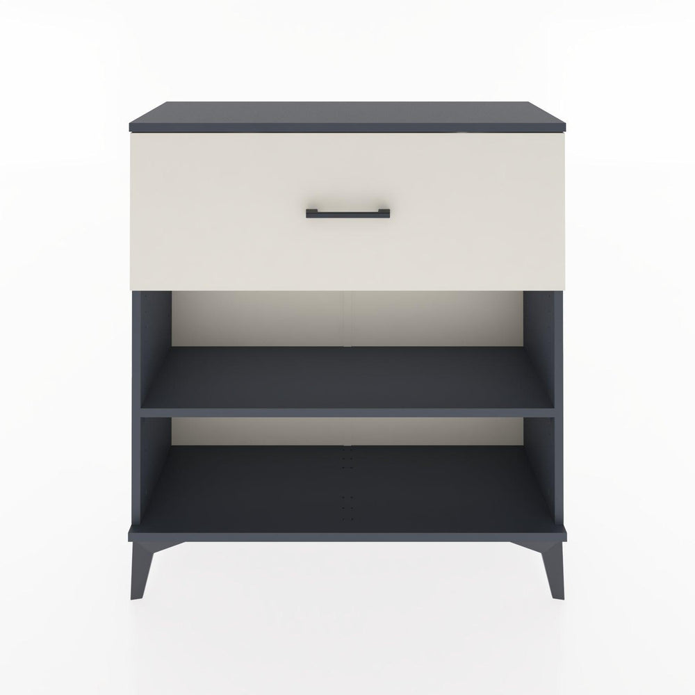 Woodntry Modular Dresser Anthracite 88x30x84 cm with Drawers and Shelves CR17-2