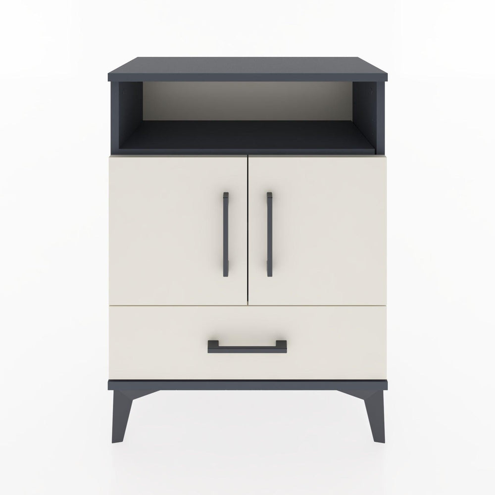 Woodntry Modular Nightstand Anthracite 60x30x68 cm Functional F17-2