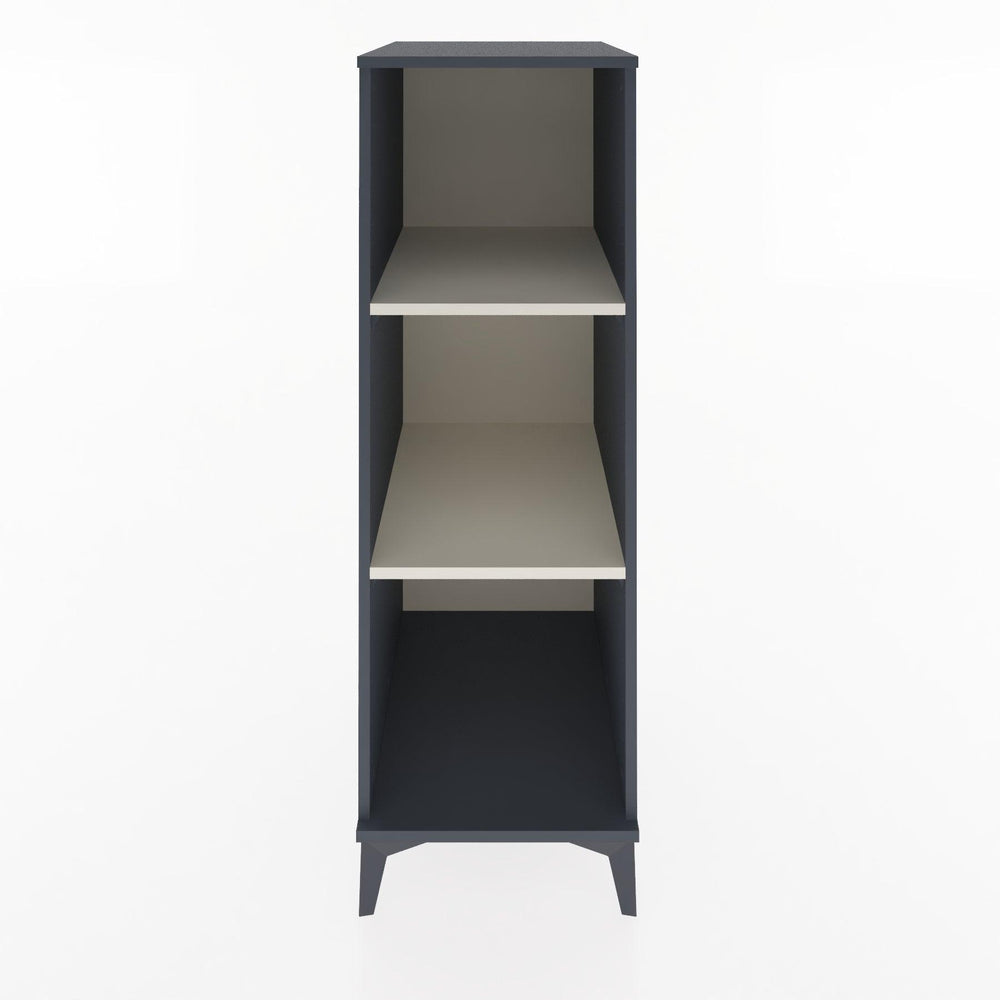 Woodntry Modüler Dolap Antrasit 44x30x122 cm Raflı R67-2