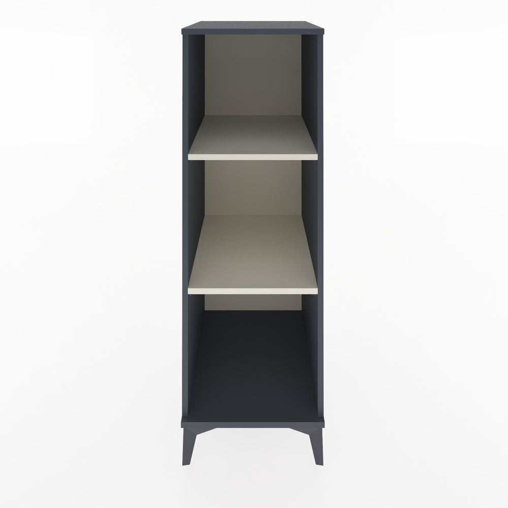 Woodntry Modüler Dolap Antrasit 44x59x122 cm Raflı R67-2