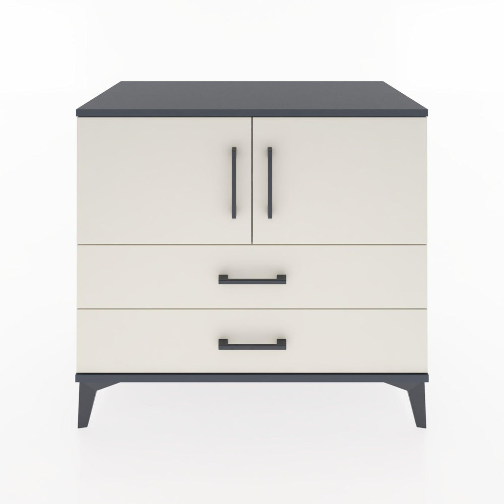 Woodntry Modular Dresser Anthracite 88x44x68 cm with Cover and Drawer KC17-2