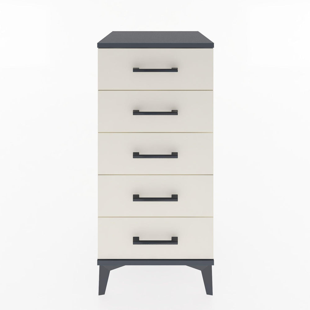 Woodntry Modular Nightstand Anthracite 44x44x84 cm Drawer C17-2