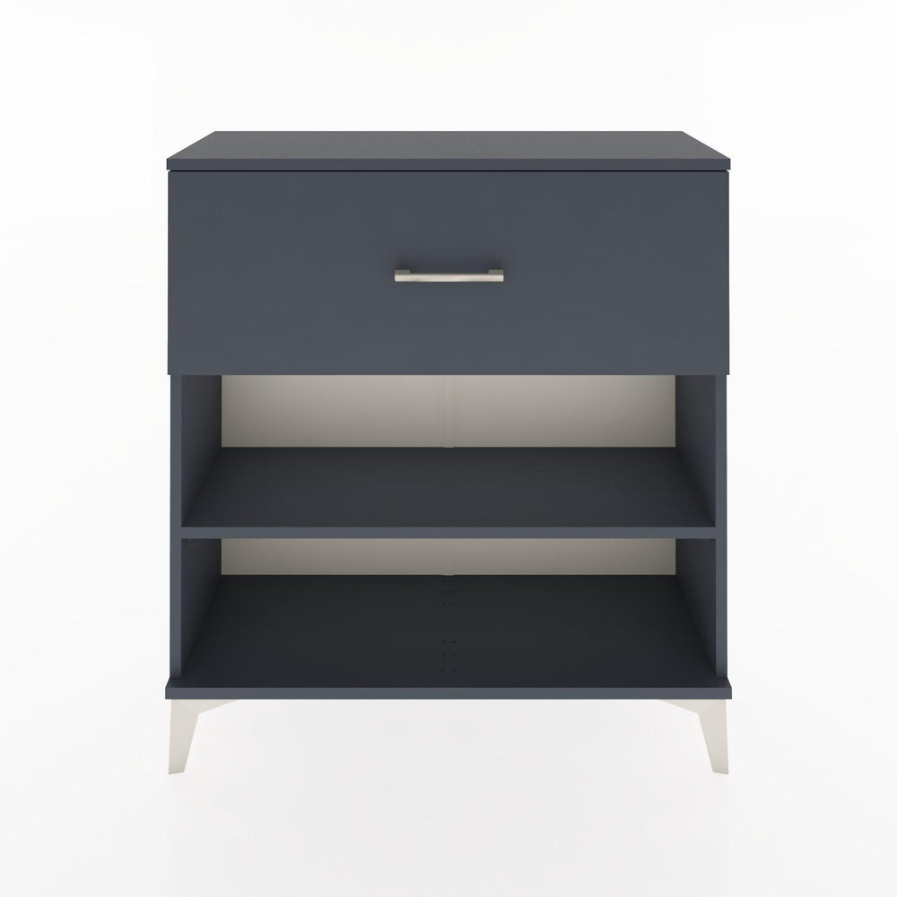 Woodntry Modular Dresser Anthracite 88x30x84 cm with Drawers and Shelves CR17-2