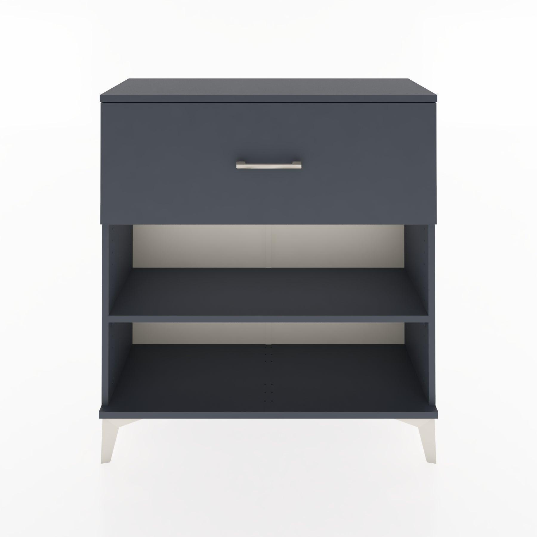 Woodntry Modular Dresser Anthracite 88x30x84 cm with Drawers and Shelves CR17-2