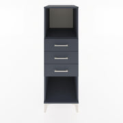 Woodntry Modular Cabinet Anthracite 44x30x122 cm with Drawers and Shelves CR117-2