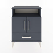 Woodntry Modular Nightstand Anthracite 60x30x68 cm Functional F17-2