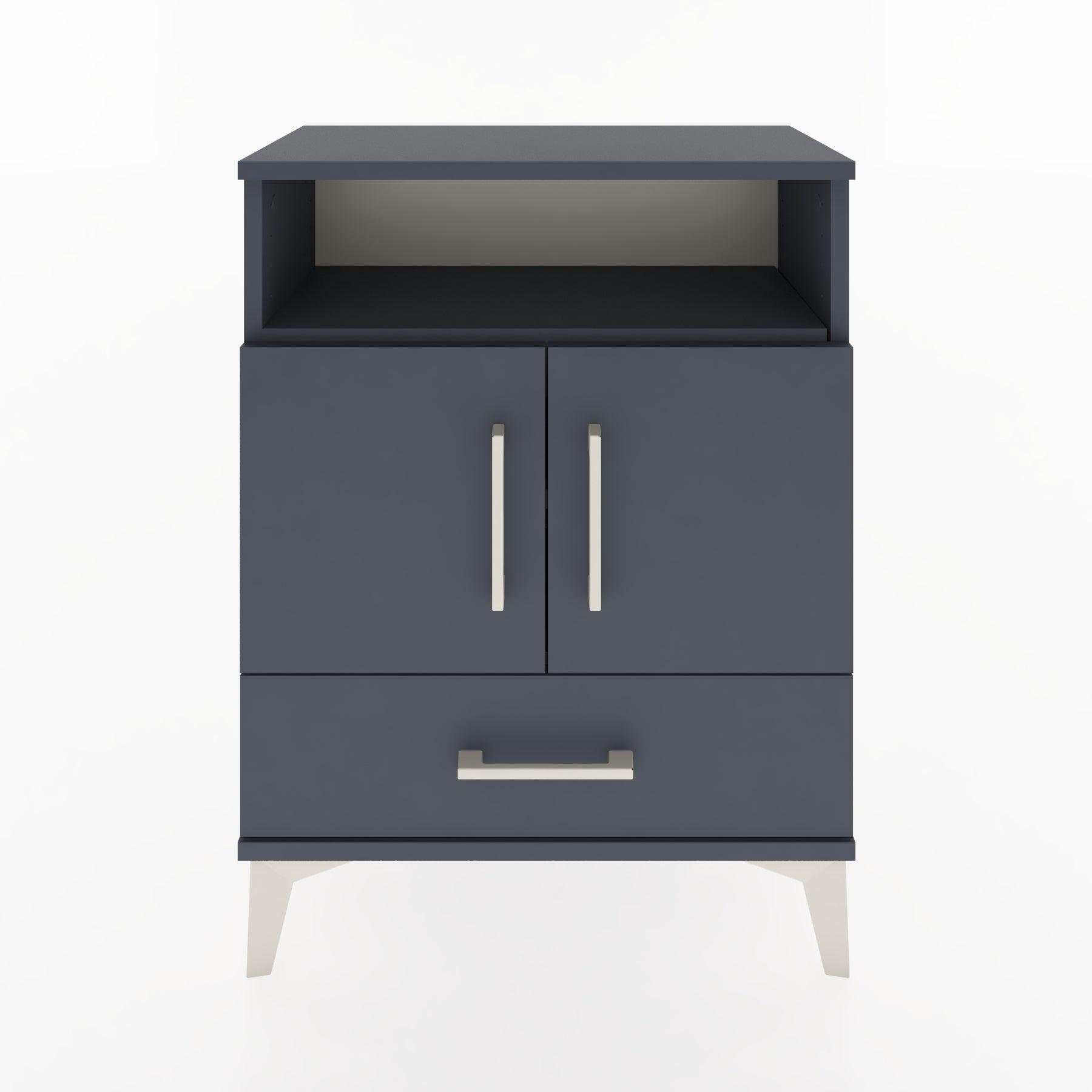 Woodntry Modular Nightstand Anthracite 60x30x68 cm Functional F17-2