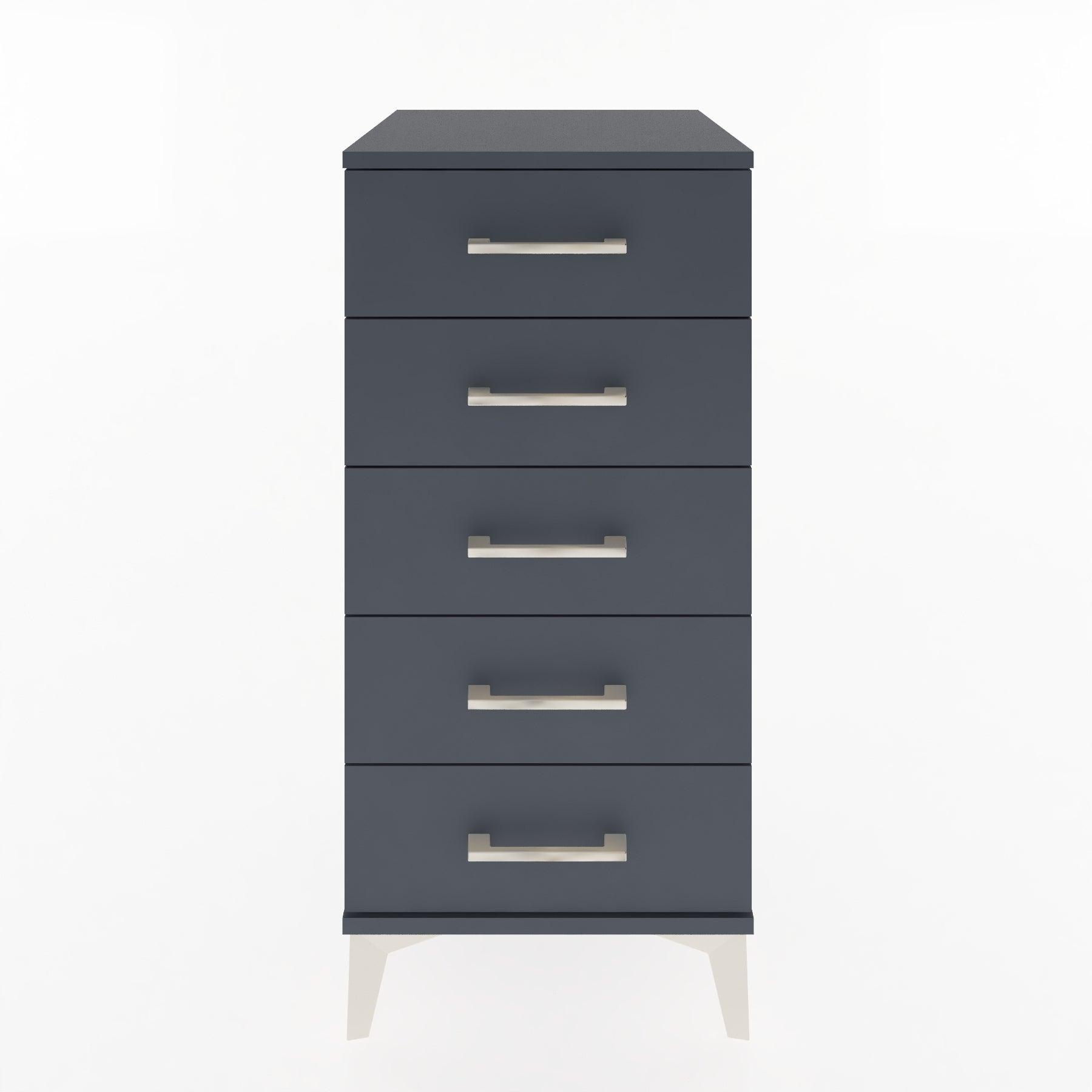 Woodntry Modular Nightstand Anthracite 44x44x84 cm Drawer C17-2