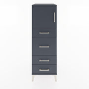 Woodntry Modular Cabinet Anthracite 44x30x122 cm with Doors and Drawers KC17-2