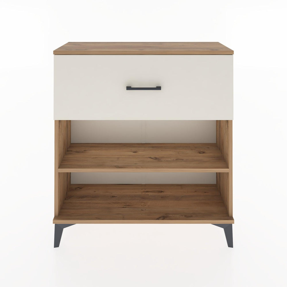 Woodntry Modüler Şifonyer Çam 88x30x84 cm Çekmeceli ve Raflı CR17-3