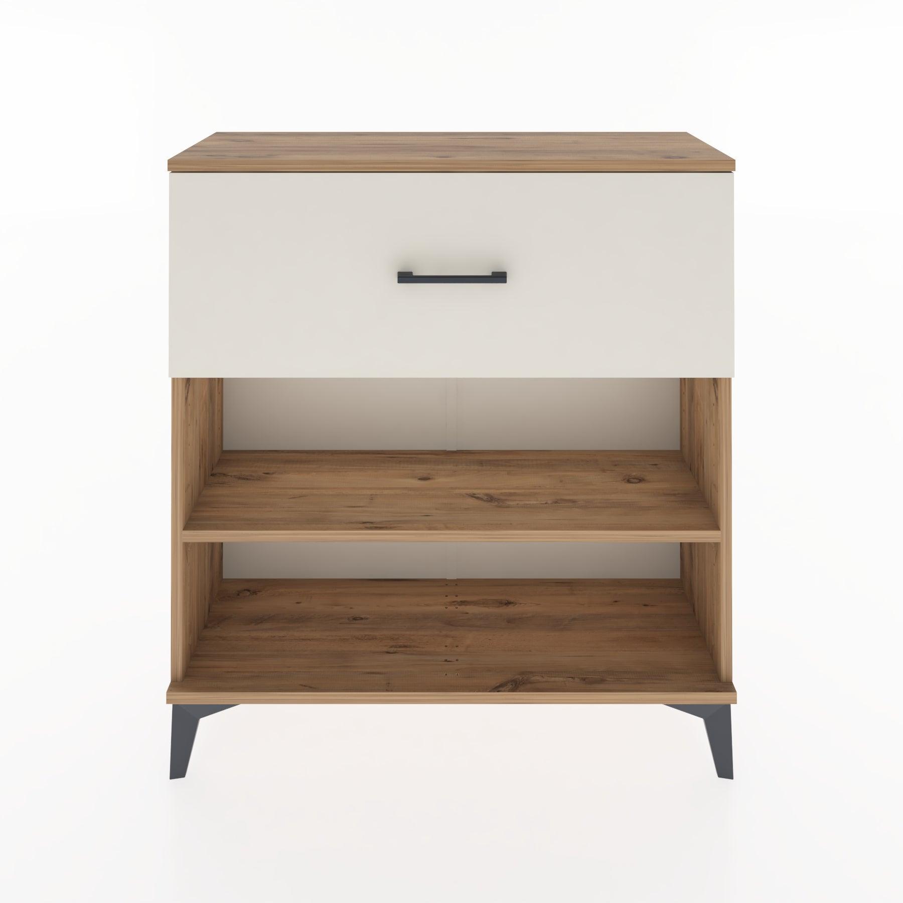 Woodntry Modular Dresser Pine 88x30x84 cm with Drawers and Shelves CR17-3
