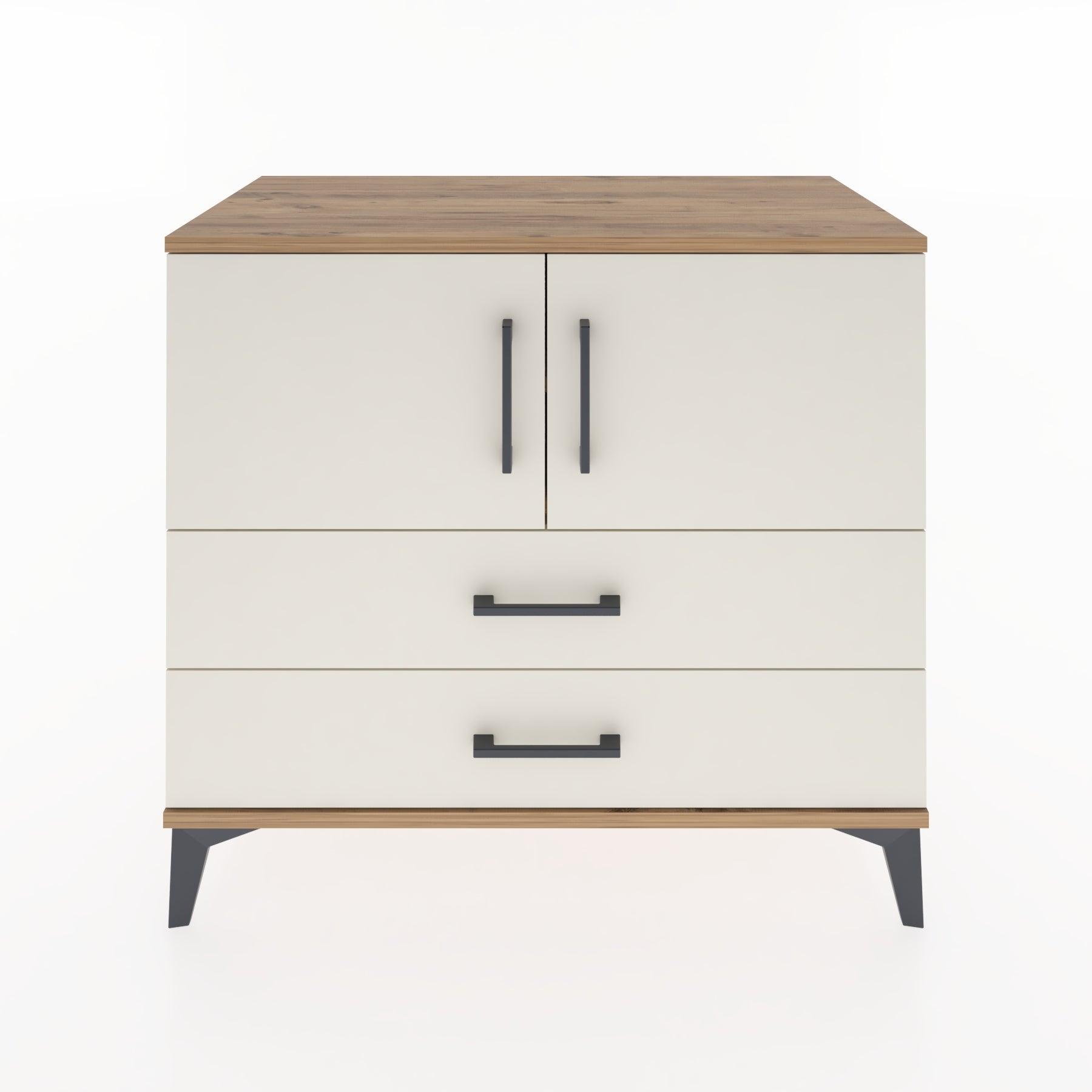 Woodntry Modular Dresser Pine 88x44x68 cm with Cover and Drawer KC17-3