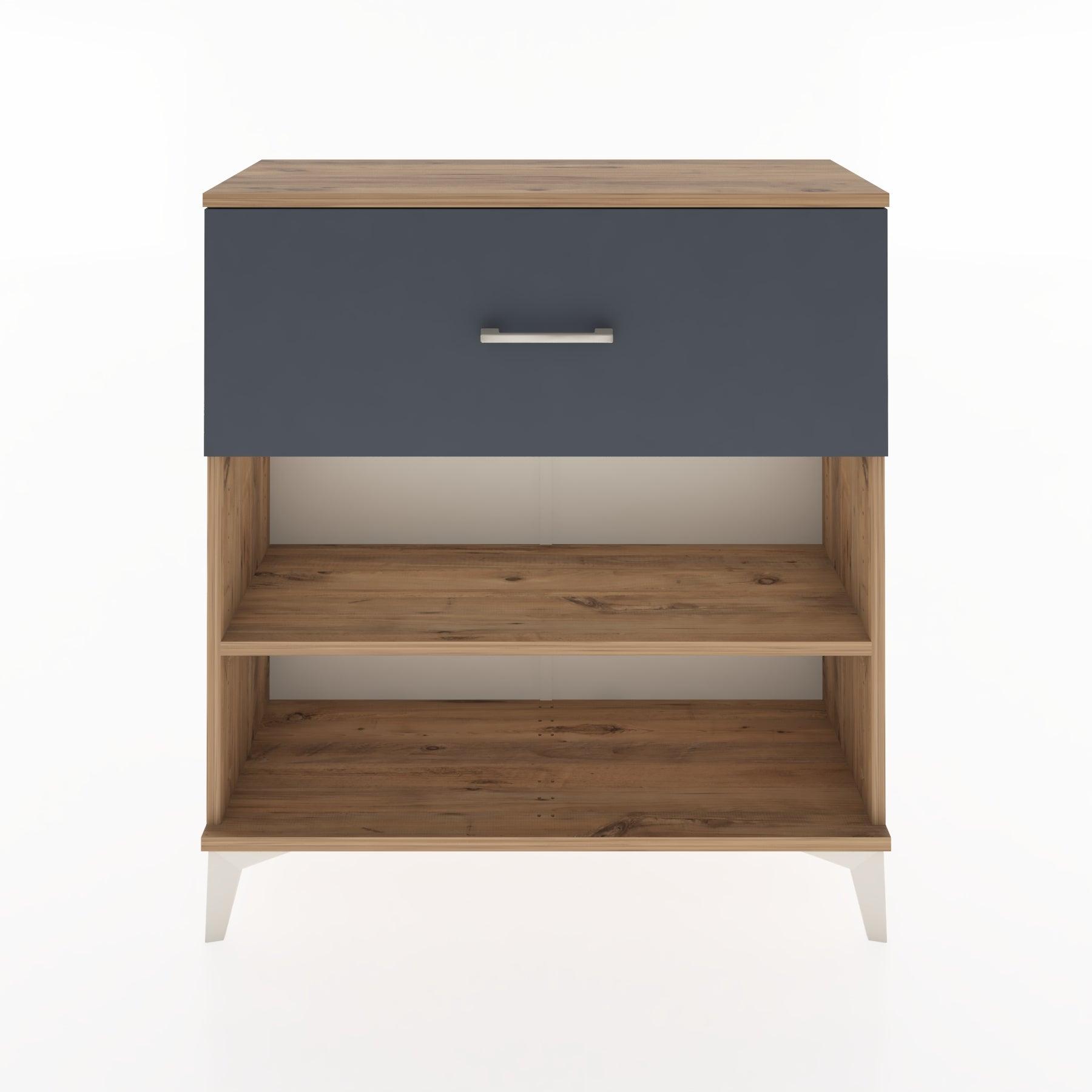 Woodntry Modular Dresser Pine 88x30x84 cm with Drawers and Shelves CR17-3