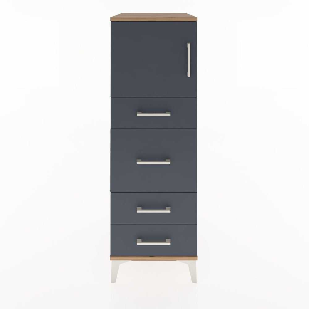 Woodntry Modular Cabinet Pine 44x59x122 cm with Doors and Drawers KC17-3