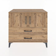 Woodntry Modüler Şifonyer Çam 88x44x68 cm Kapaklı ve Çekmeceli KC17-3