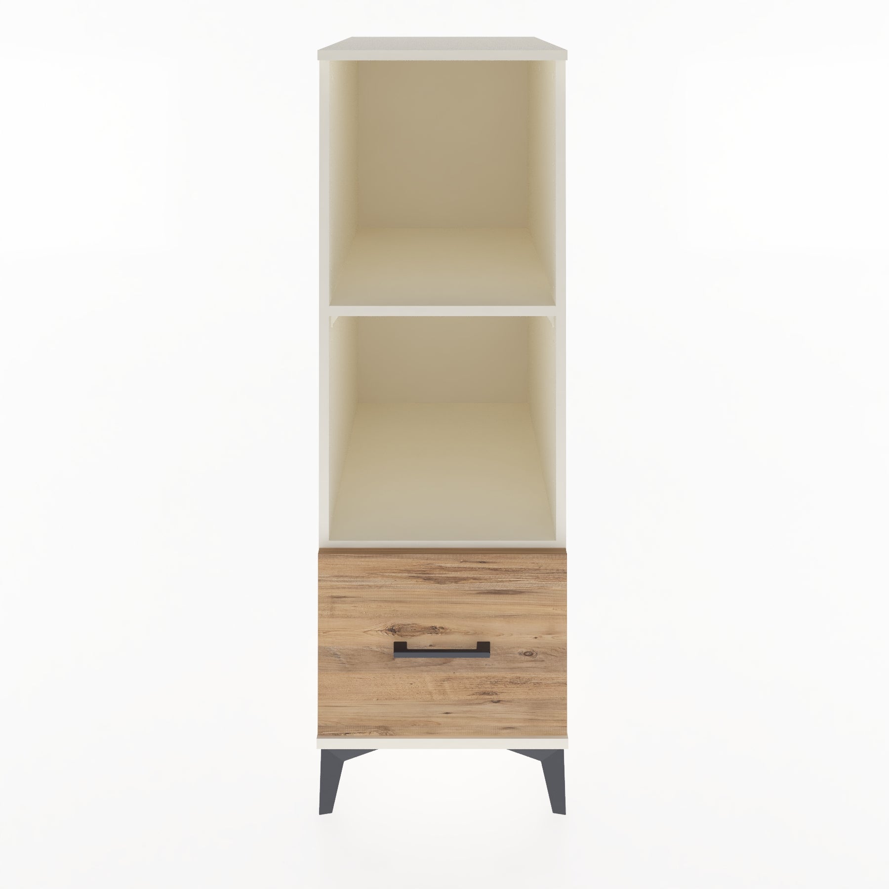 Woodntry Modular Cabinet Moonstone 44x59x122 cm with Drawers and Shelves CR68-1