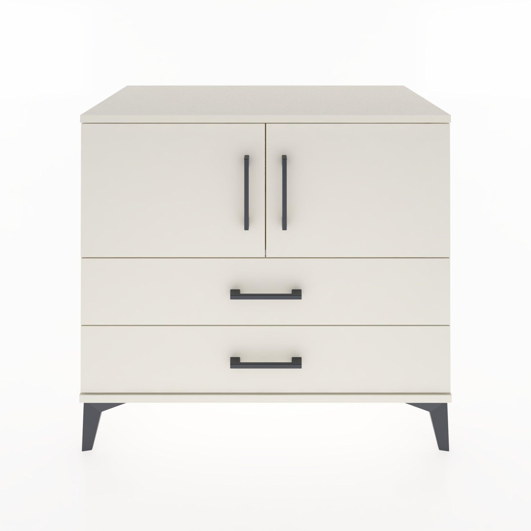 Woodntry Modüler Şifonyer Aytaşı 88x44x68 cm Kapaklı ve Çekmeceli KC18-1