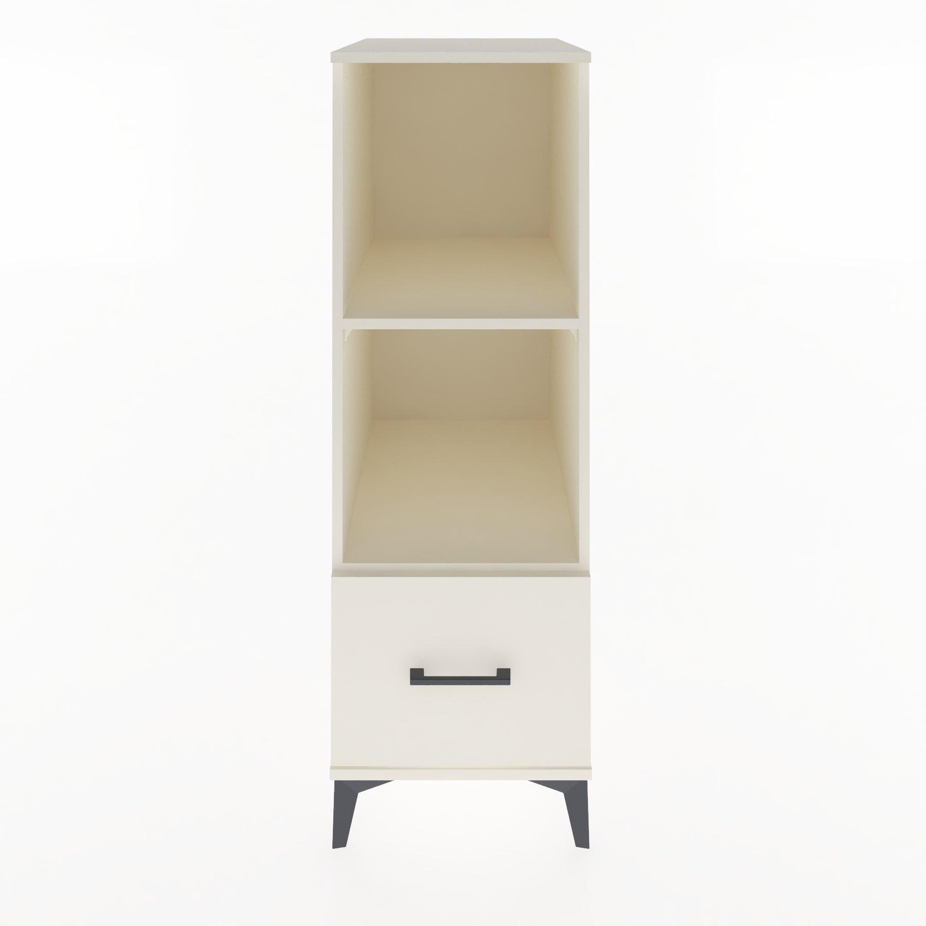 Woodntry Modular Cabinet Moonstone 44x30x122 cm with Drawers and Shelves CR68-1