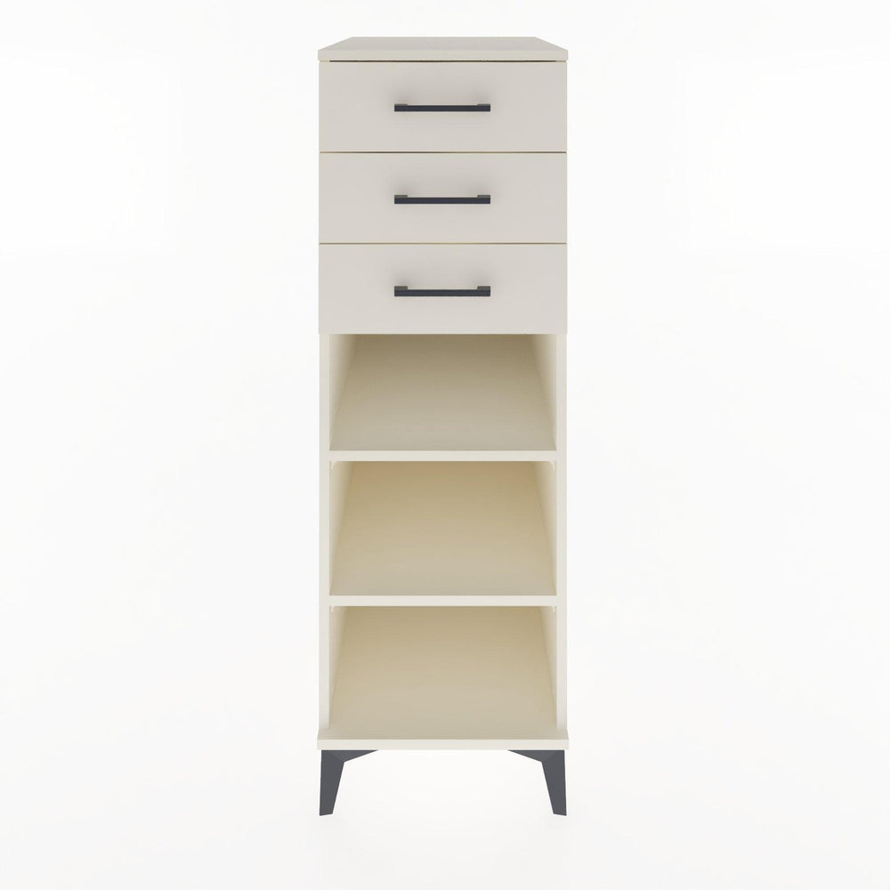 Woodntry Modüler Dolap Aytaşı 44x30x122 cm Çekmeceli ve Raflı CR118-1