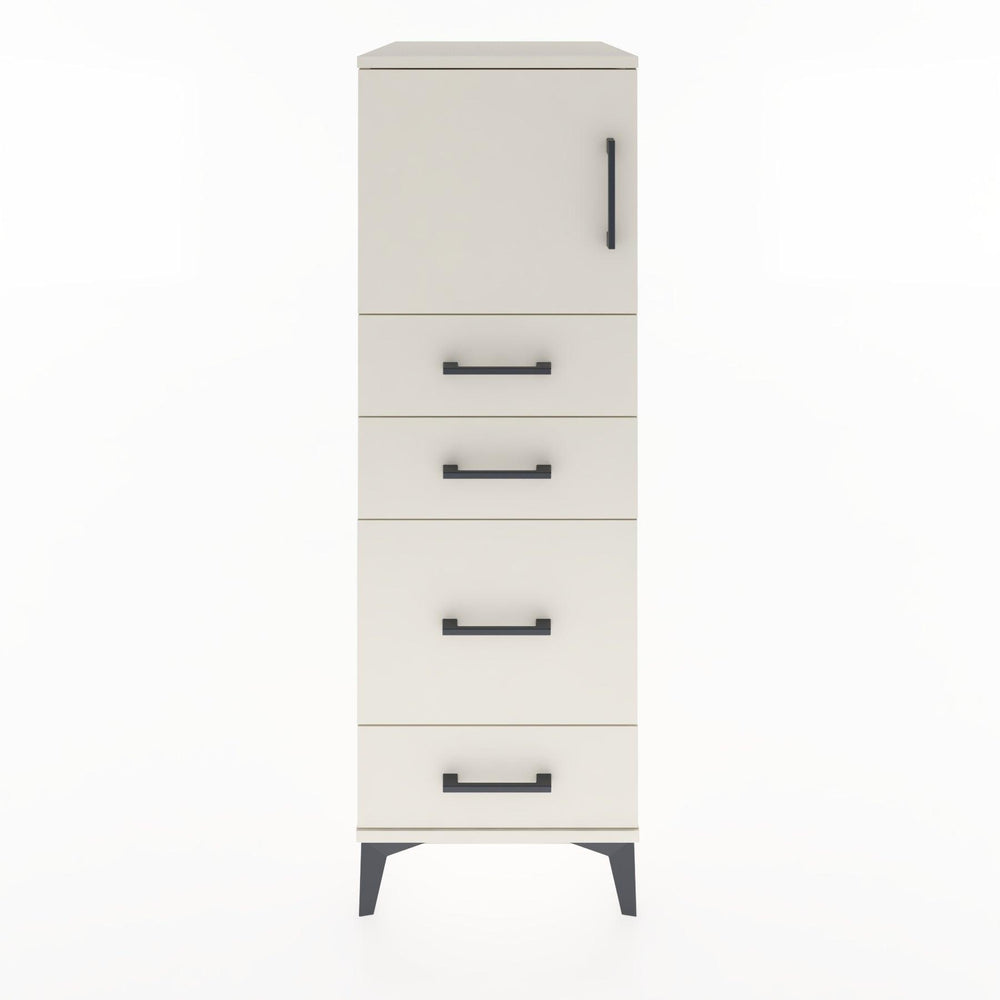Woodntry Modular Cabinet Moonstone 44x30x122 cm with Doors and Drawers KC18-1