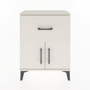 Woodntry Modular Nightstand Moonstone 60x30x68 cm with Cover and Drawer KC18-1