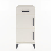 Woodntry Modular Nightstand Moonstone 44x44x84 cm with Cover and Drawer KC40-1