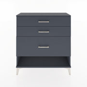 Woodntry Modular Dresser Anthracite 88x30x84 cm with Drawers and Shelves CR18-2