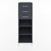 Woodntry Modular Cabinet Anthracite 44x30x122 cm with Drawers and Shelves CR118-2