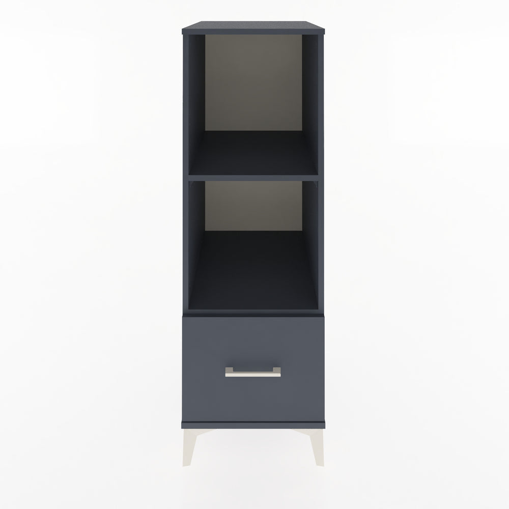 Woodntry Modular Cabinet Anthracite 44x59x122 cm with Drawers and Shelves CR68-2