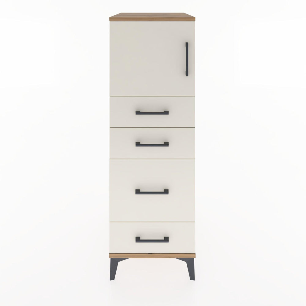 Woodntry Modular Cabinet Pine 44x30x122 cm with Doors and Drawers KC18-3