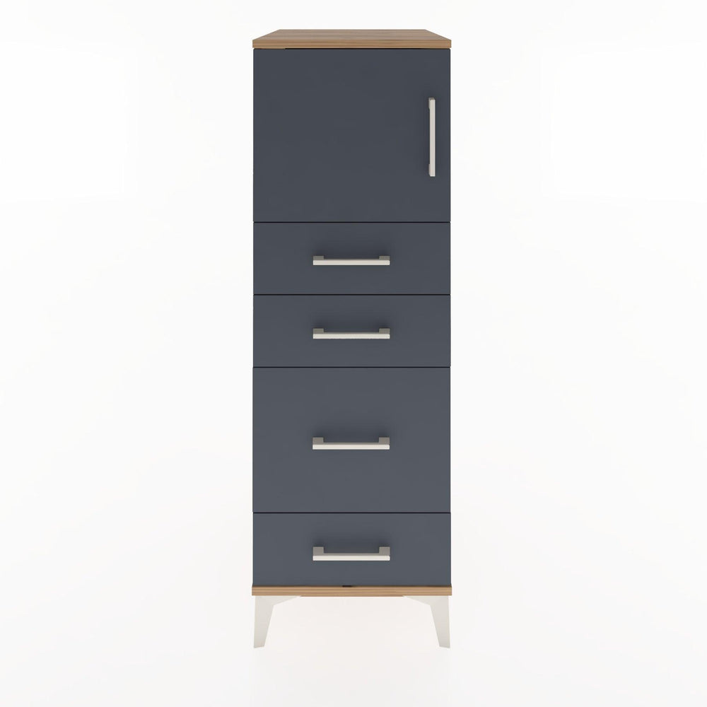Woodntry Modular Cabinet Pine 44x30x122 cm with Doors and Drawers KC18-3