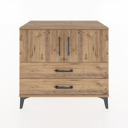 Woodntry Modüler Şifonyer Çam 88x44x68 cm Kapaklı ve Çekmeceli KC18-3