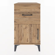 Woodntry Modular Nightstand Pine 44x44x68 cm with Cover and Drawer KC18-3