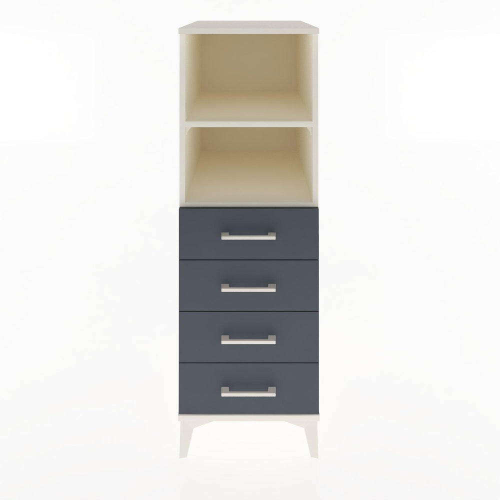 Woodntry Modüler Dolap Aytaşı 44x59x122 cm Çekmeceli ve Raflı CR119-1