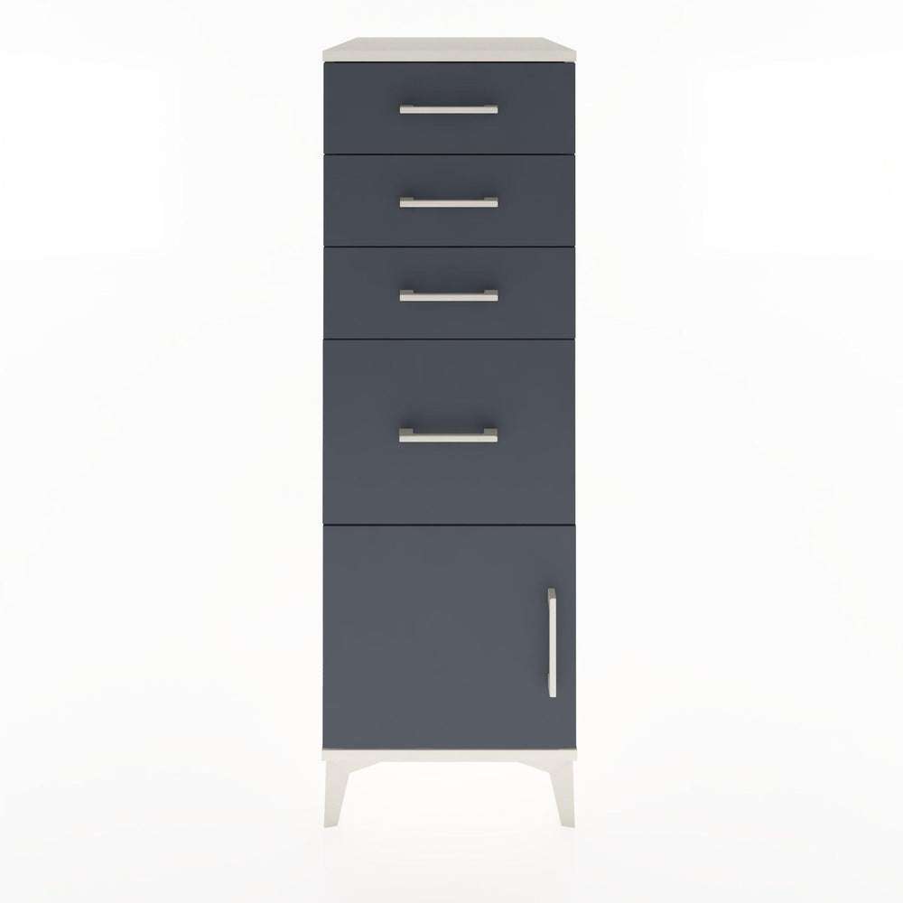 Woodntry Modular Cabinet Moonstone 44x30x122 cm with Doors and Drawers KC19-1