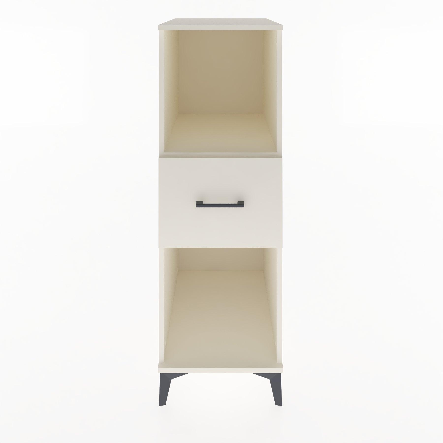 Woodntry Modular Cabinet Moonstone 44x30x122 cm with Drawers and Shelves CR69-1