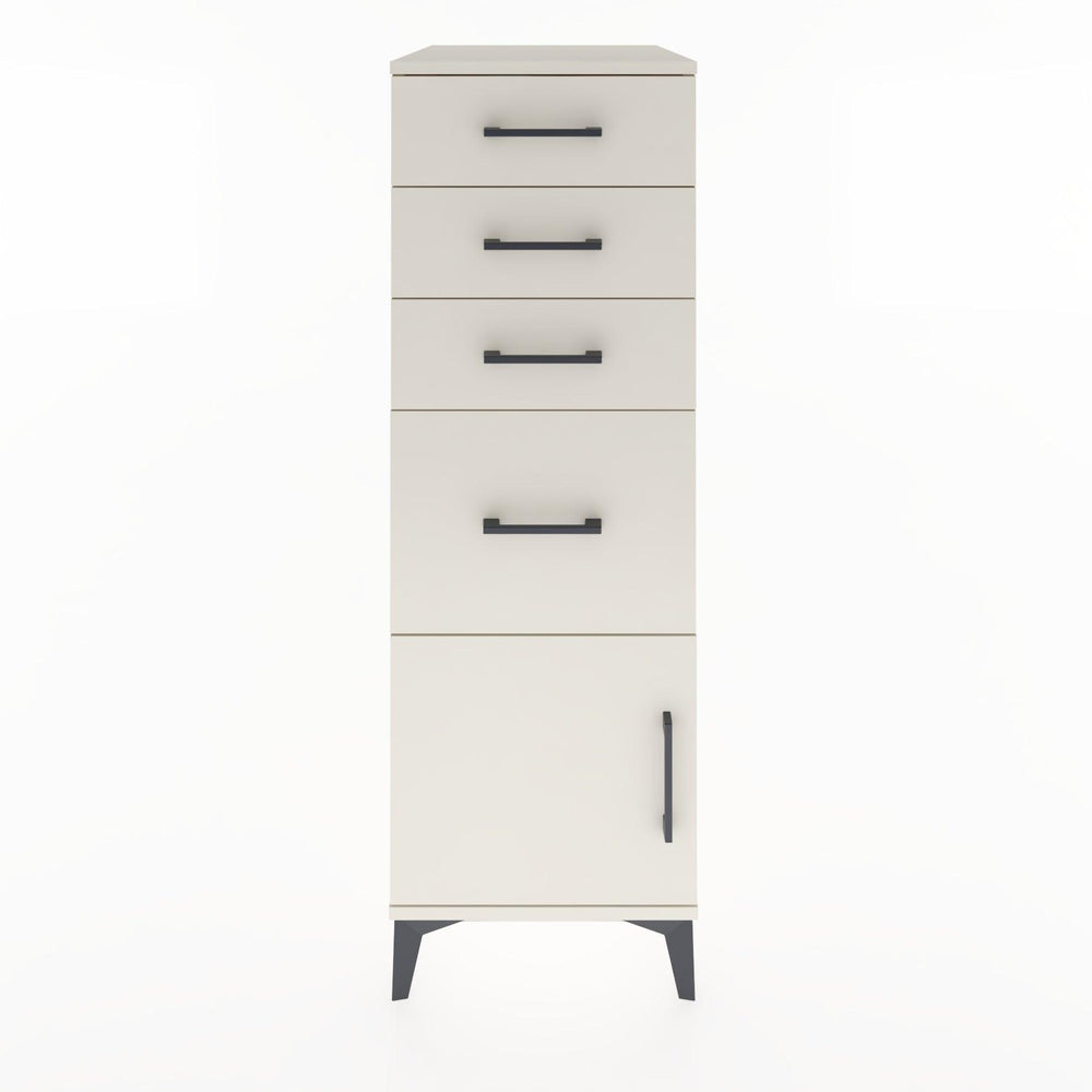 Woodntry Modular Cabinet Moonstone 44x30x122 cm with Doors and Drawers KC19-1