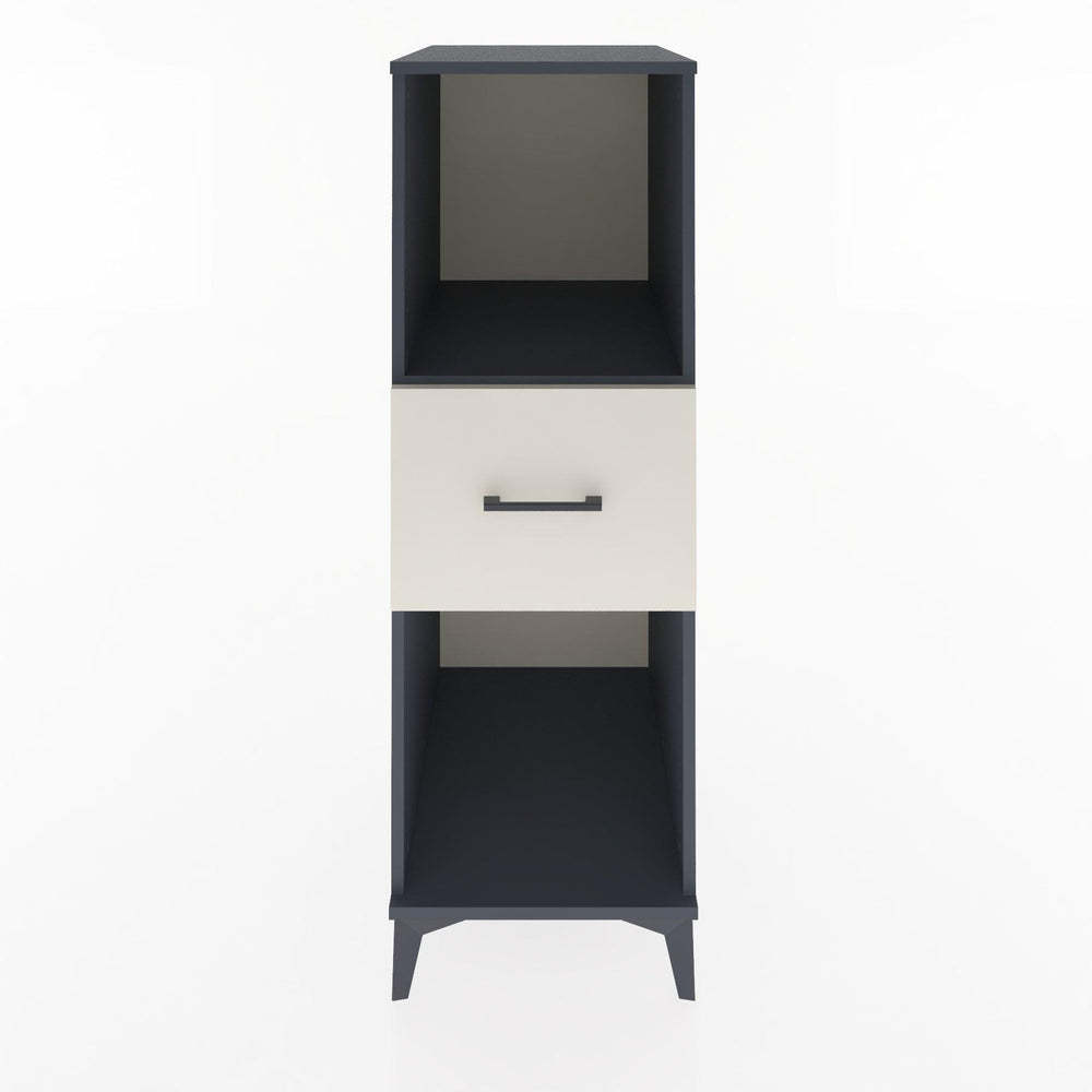 Woodntry Modular Cabinet Anthracite 44x30x122 cm with Drawers and Shelves CR69-2