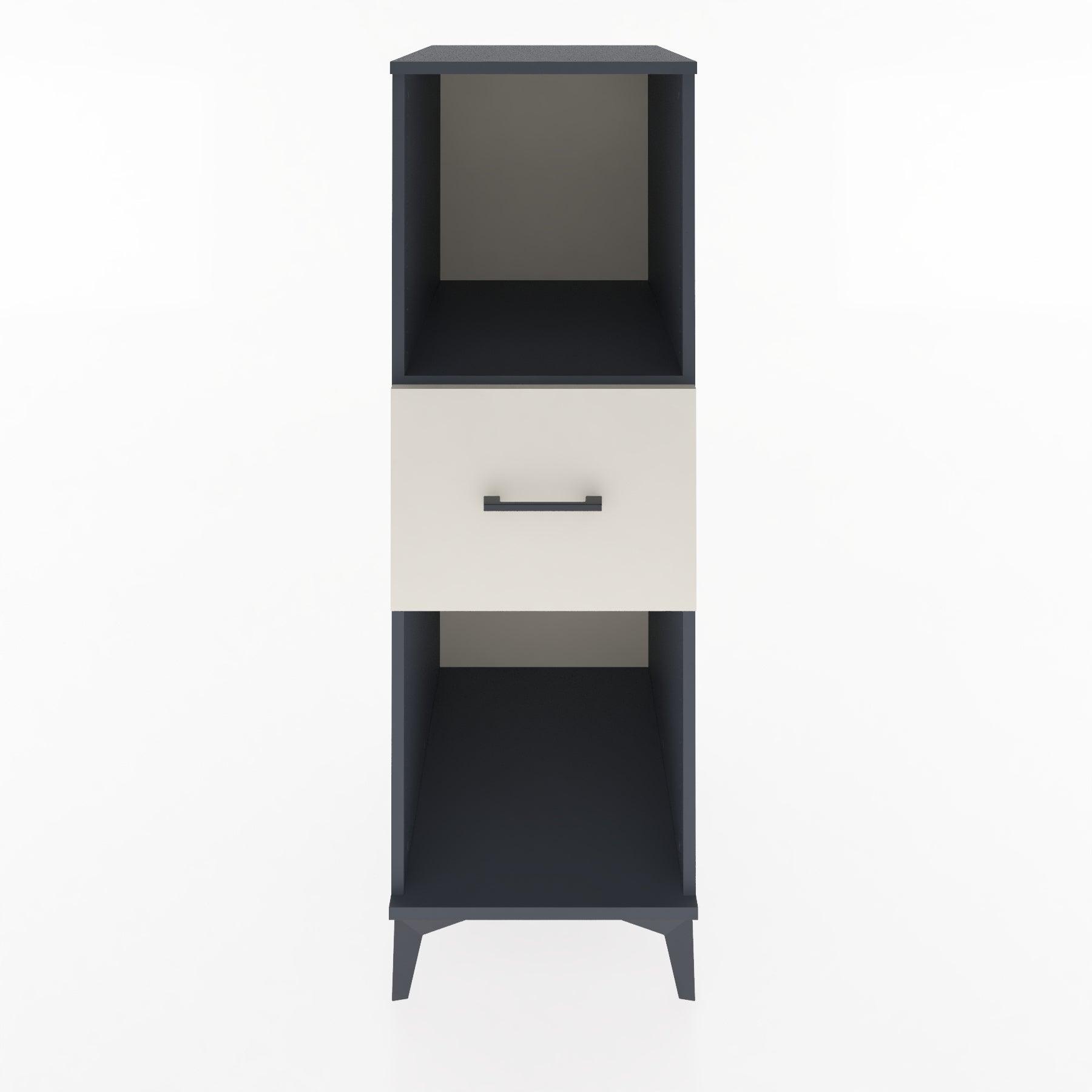 Woodntry Modular Cabinet Anthracite 44x30x122 cm with Drawers and Shelves CR69-2