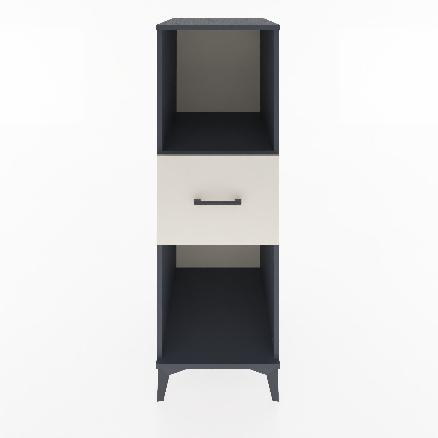 Woodntry Modular Cabinet Anthracite 44x59x122 cm with Drawers and Shelves CR69-2