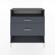 Woodntry Modular Dresser Anthracite 88x30x84 cm with Drawers and Shelves CR19-2
