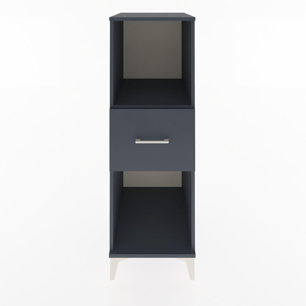 Woodntry Modular Cabinet Anthracite 44x30x122 cm with Drawers and Shelves CR69-2