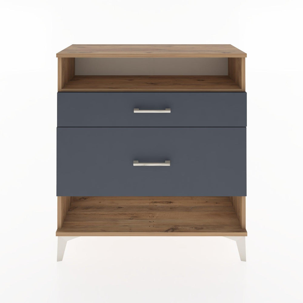 Woodntry Modüler Şifonyer Çam 88x30x84 cm Çekmeceli ve Raflı CR19-3