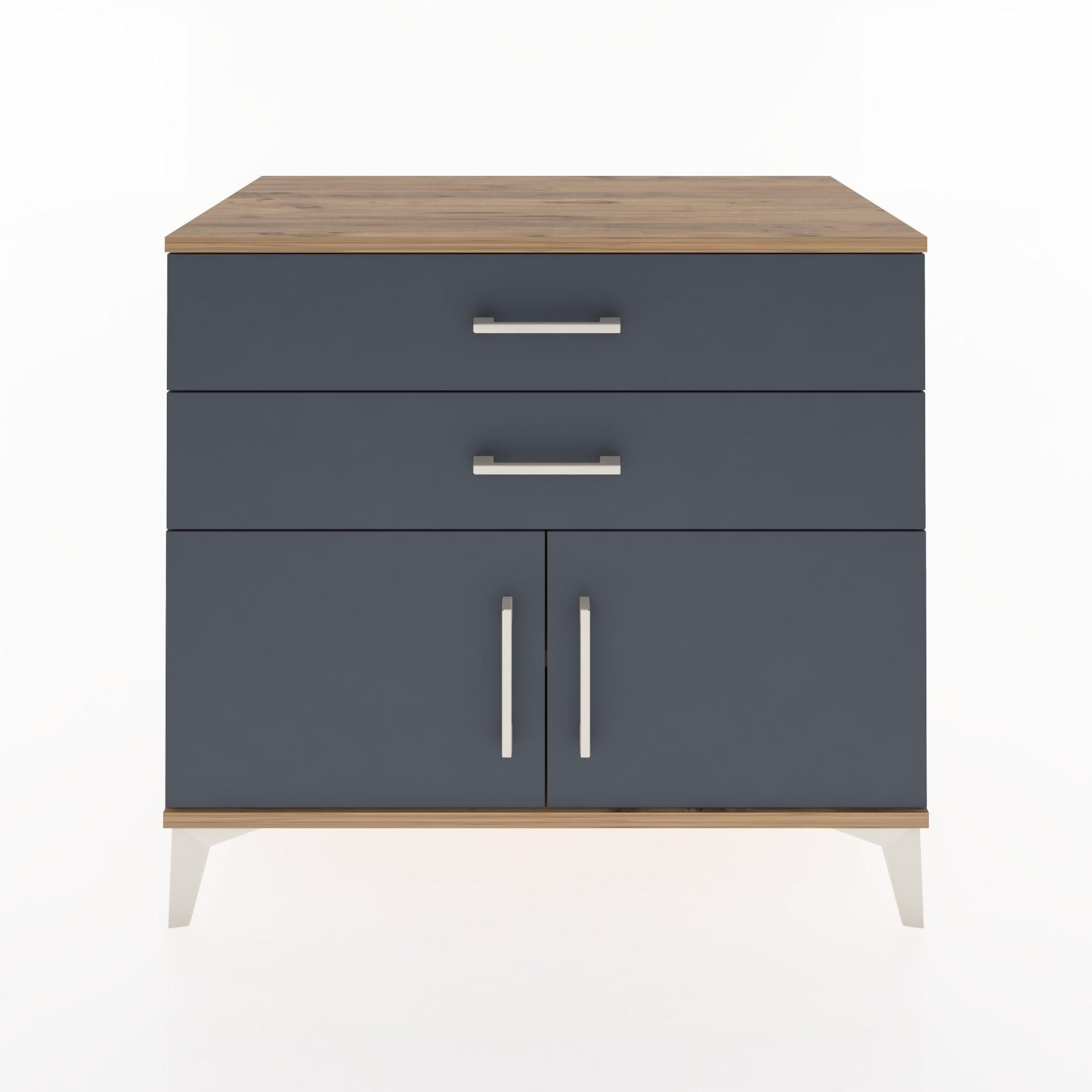 Woodntry Modular Dresser Pine 88x44x68 cm with Cover and Drawer KC19-3