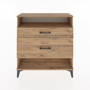 Woodntry Modular Dresser Pine 88x30x84 cm with Drawers and Shelves CR19-3
