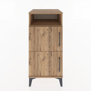 Woodntry Modular Nightstand Pine 44x44x84 cm with Cover and Shelf KR41-3