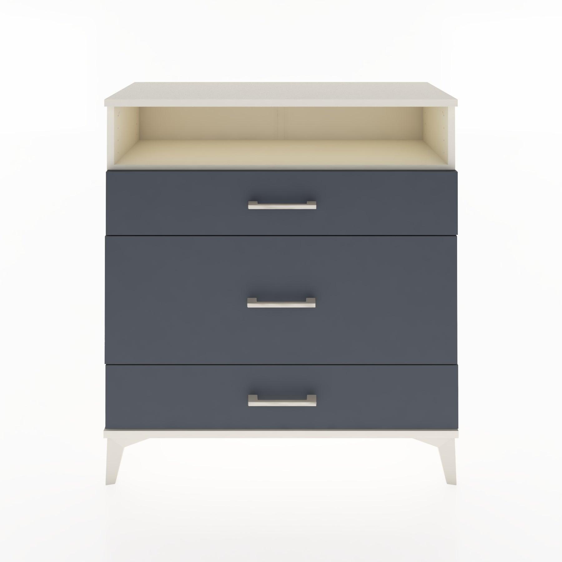 Woodntry Modular Dresser Moonstone 88x30x84 cm with Drawers and Shelves CR20-1