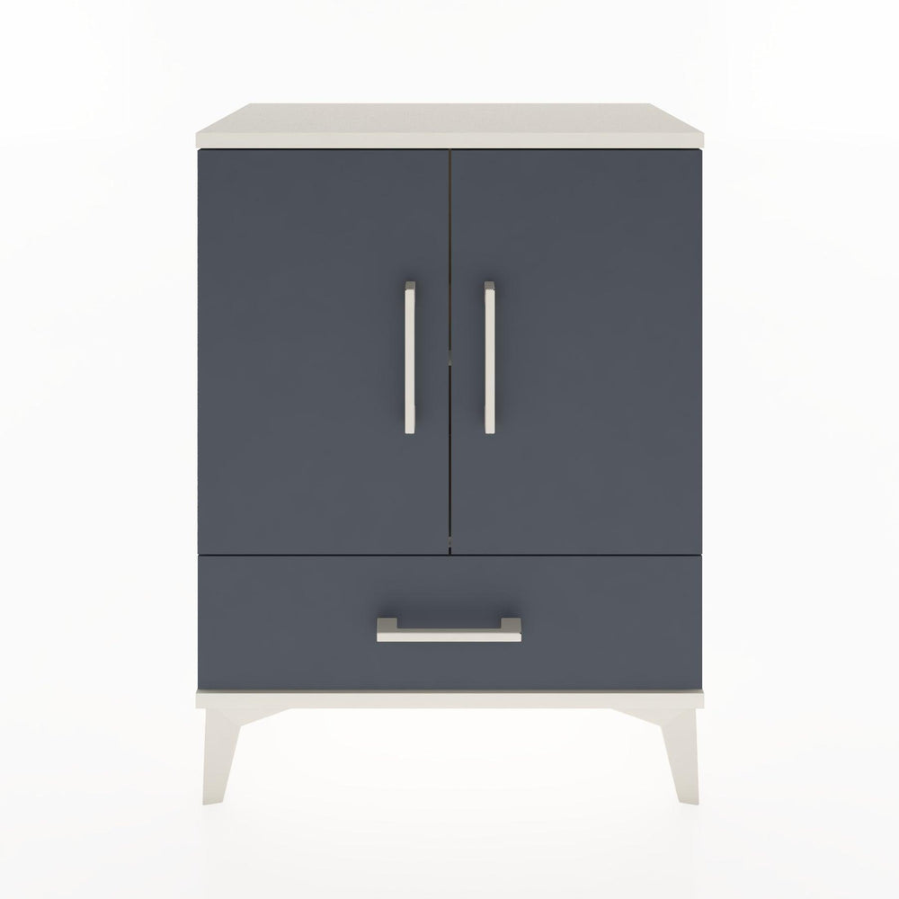 Woodntry Modüler Komodin Aytaşı 60x30x68 cm Kapaklı ve Çekmeceli KC20-1